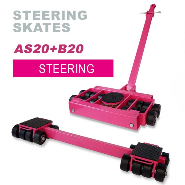 Steering skates AS20/B20 for loads with the weight up to 40 tonnes
